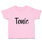 Toddler Clothes Tonic Lettering Word Toddler Shirt Baby Clothes Cotton