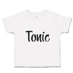 Toddler Clothes Tonic Lettering Word Toddler Shirt Baby Clothes Cotton