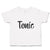 Toddler Clothes Tonic Lettering Word Toddler Shirt Baby Clothes Cotton