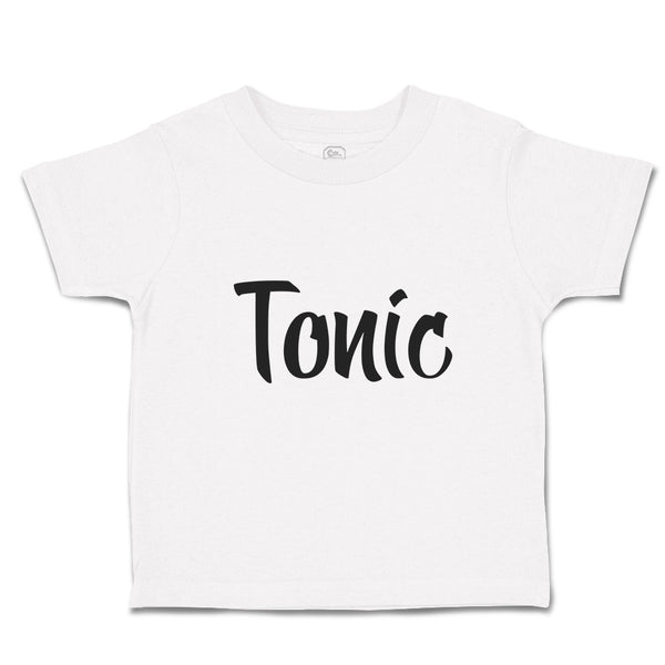 Toddler Clothes Tonic Lettering Word Toddler Shirt Baby Clothes Cotton