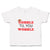 Toddler Clothes Gobble 'til You Wobble Toddler Shirt Baby Clothes Cotton