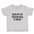 Toddler Clothes Guilty of Resiting A Rest Toddler Shirt Baby Clothes Cotton