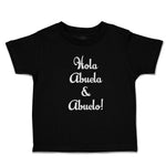 Toddler Clothes Hola Abuela & Abuelo! Toddler Shirt Baby Clothes Cotton