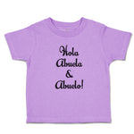 Toddler Clothes Hola Abuela & Abuelo! Toddler Shirt Baby Clothes Cotton