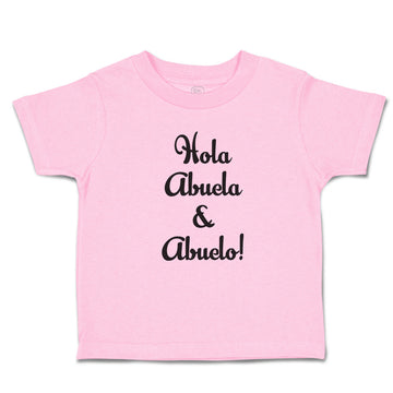 Toddler Clothes Hola Abuela & Abuelo! Toddler Shirt Baby Clothes Cotton