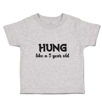 Toddler Clothes Hung like A 5 Year Old Toddler Shirt Baby Clothes Cotton