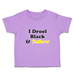 Toddler Clothes I Drool Orange & Yellow Toddler Shirt Baby Clothes Cotton