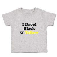 Toddler Clothes I Drool Orange & Yellow Toddler Shirt Baby Clothes Cotton