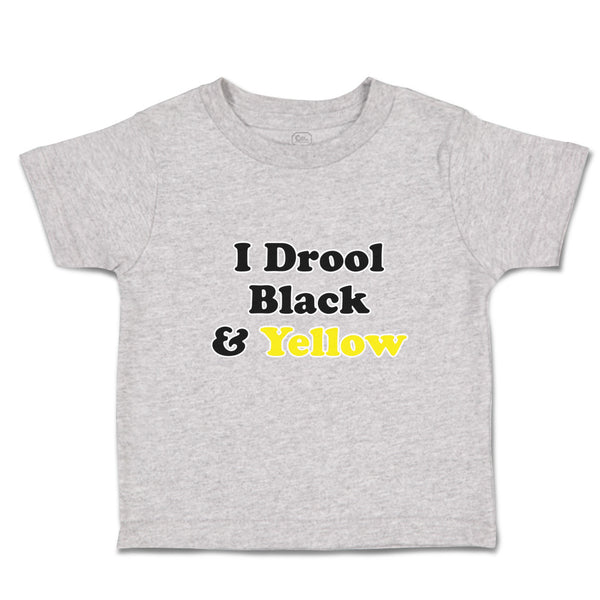 Toddler Clothes I Drool Orange & Yellow Toddler Shirt Baby Clothes Cotton