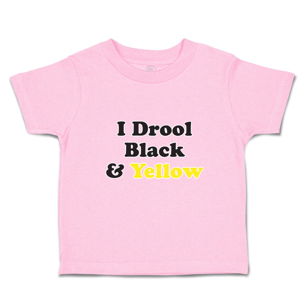 Toddler Clothes I Drool Orange & Yellow Toddler Shirt Baby Clothes Cotton