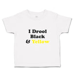 Toddler Clothes I Drool Orange & Yellow Toddler Shirt Baby Clothes Cotton