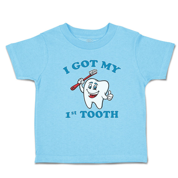 Cute Toddler Clothes I Got My 1St Tooth Toddler Shirt Baby Clothes Cotton