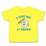 Cute Toddler Clothes I Got My 1St Tooth Toddler Shirt Baby Clothes Cotton
