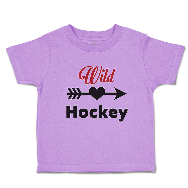 Toddler Clothes Wild Hockey Sport with Pattern Arrow Toddler Shirt Cotton