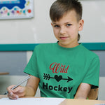 Wild Hockey Sport with Pattern Arrow