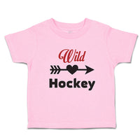 Toddler Clothes Wild Hockey Sport with Pattern Arrow Toddler Shirt Cotton