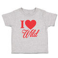 Toddler Clothes I Love Wild Toddler Shirt Baby Clothes Cotton