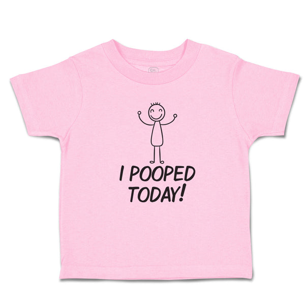 Toddler Clothes I Pooped Today! Toddler Shirt Baby Clothes Cotton