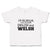 Toddler Clothes I'M Bilingual I Cry in Both English Welsh Toddler Shirt Cotton