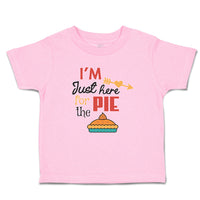 Toddler Clothes I'M Just Here for The Pie Toddler Shirt Baby Clothes Cotton