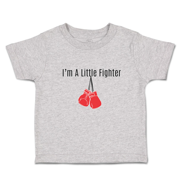 Cute Toddler Clothes I'M A Little Fighter Sport Boxing Gloves 2 Toddler Shirt