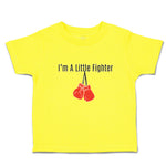 Cute Toddler Clothes I'M A Little Fighter Sport Boxing Gloves 2 Toddler Shirt