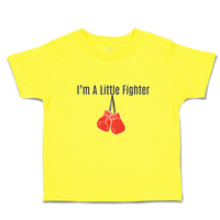 Cute Toddler Clothes I'M A Little Fighter Sport Boxing Gloves 2 Toddler Shirt