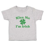 Toddler Clothes Kiss Me I'M Irish Toddler Shirt Baby Clothes Cotton