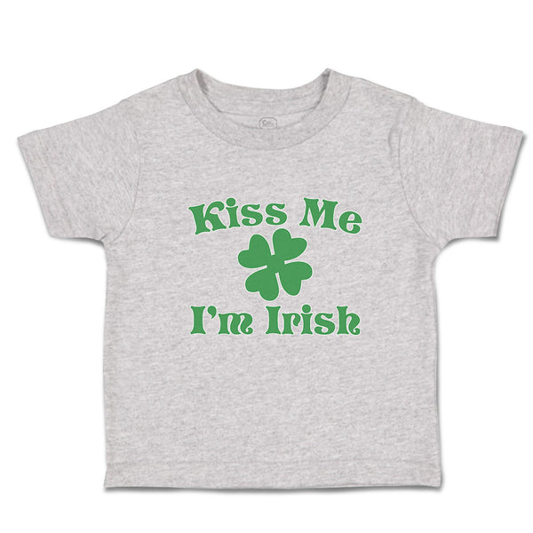 Toddler Clothes Kiss Me I'M Irish Toddler Shirt Baby Clothes Cotton