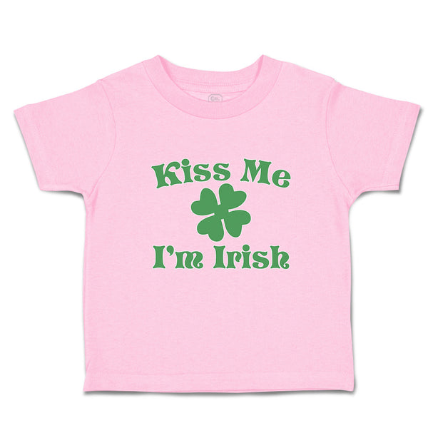 Toddler Clothes Kiss Me I'M Irish Toddler Shirt Baby Clothes Cotton