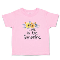 Toddler Clothes Live in The Sunshine Toddler Shirt Baby Clothes Cotton