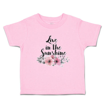 Toddler Clothes Live in The Sunshine Toddler Shirt Baby Clothes Cotton