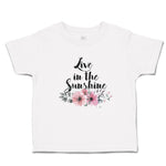 Toddler Clothes Live in The Sunshine Toddler Shirt Baby Clothes Cotton