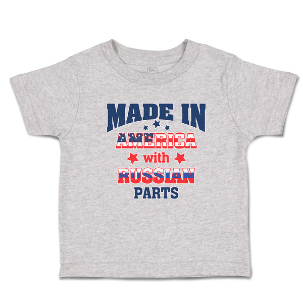 Cute Toddler Clothes Made in America with Russian Parts Toddler Shirt Cotton