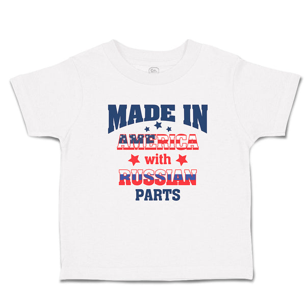 Cute Toddler Clothes Made in America with Russian Parts Toddler Shirt Cotton