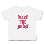 Toddler Clothes Make The Rules Toddler Shirt Baby Clothes Cotton