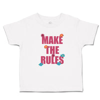 Toddler Clothes Make The Rules Toddler Shirt Baby Clothes Cotton