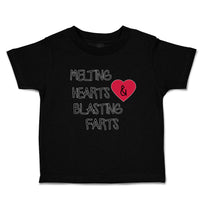 Toddler Clothes Melting Hearts Blasting Farts Toddler Shirt Baby Clothes Cotton