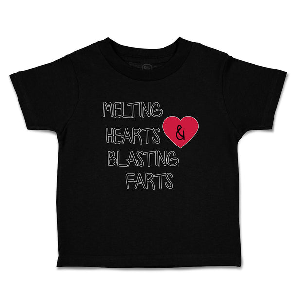 Toddler Clothes Melting Hearts Blasting Farts Toddler Shirt Baby Clothes Cotton