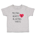 Toddler Clothes Melting Hearts Blasting Farts Toddler Shirt Baby Clothes Cotton