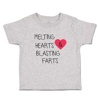 Toddler Clothes Melting Hearts Blasting Farts Toddler Shirt Baby Clothes Cotton
