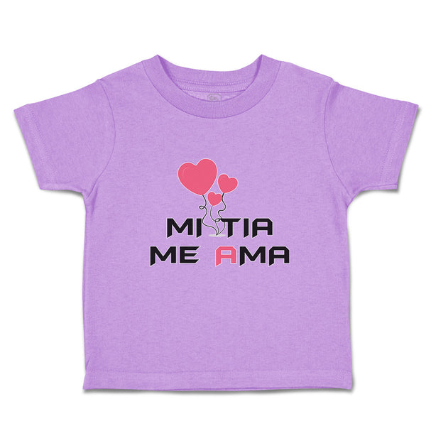 Toddler Clothes Mi Tia Me Ama Toddler Shirt Baby Clothes Cotton