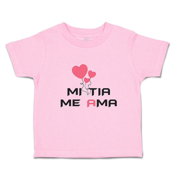 Toddler Clothes Mi Tia Me Ama Toddler Shirt Baby Clothes Cotton