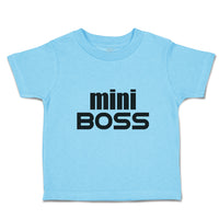 Toddler Clothes Mini Boss Toddler Shirt Baby Clothes Cotton
