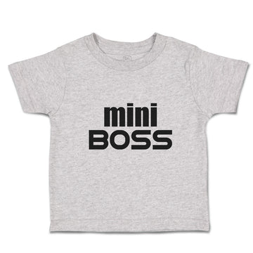 Toddler Clothes Mini Boss Toddler Shirt Baby Clothes Cotton