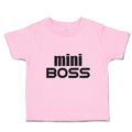 Toddler Clothes Mini Boss Toddler Shirt Baby Clothes Cotton