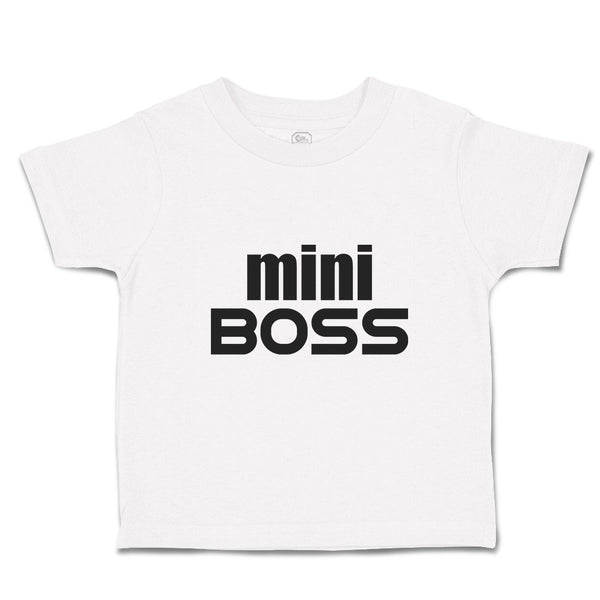Toddler Clothes Mini Boss Toddler Shirt Baby Clothes Cotton