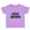 Toddler Clothes Mini Boss Toddler Shirt Baby Clothes Cotton