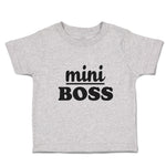 Toddler Clothes Mini Boss Toddler Shirt Baby Clothes Cotton