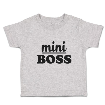 Toddler Clothes Mini Boss Toddler Shirt Baby Clothes Cotton